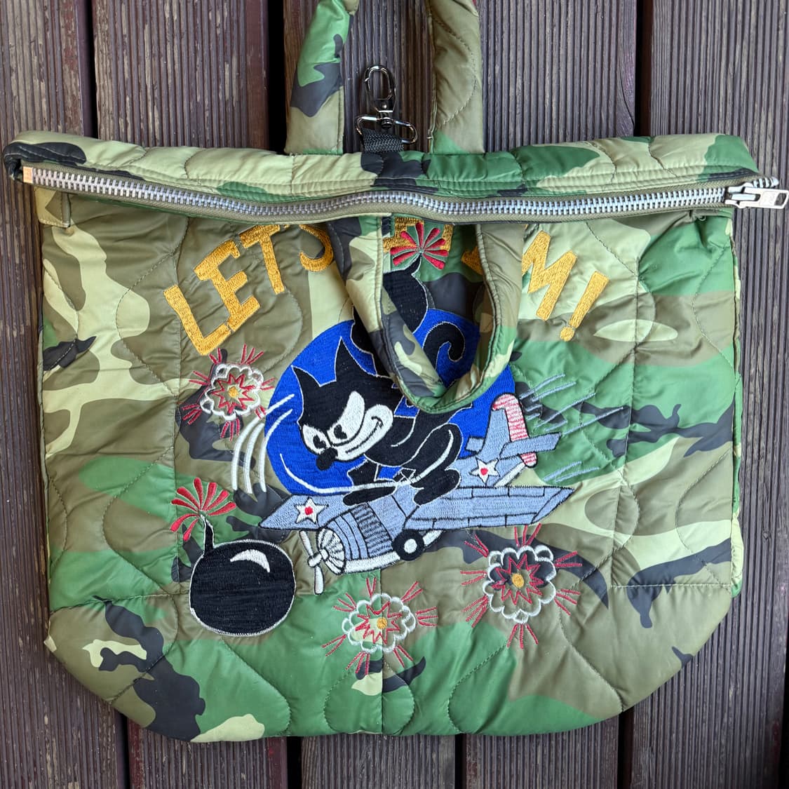 펠릭스 더 캣 퀼팅 카모 헬멧백 상품이미지3