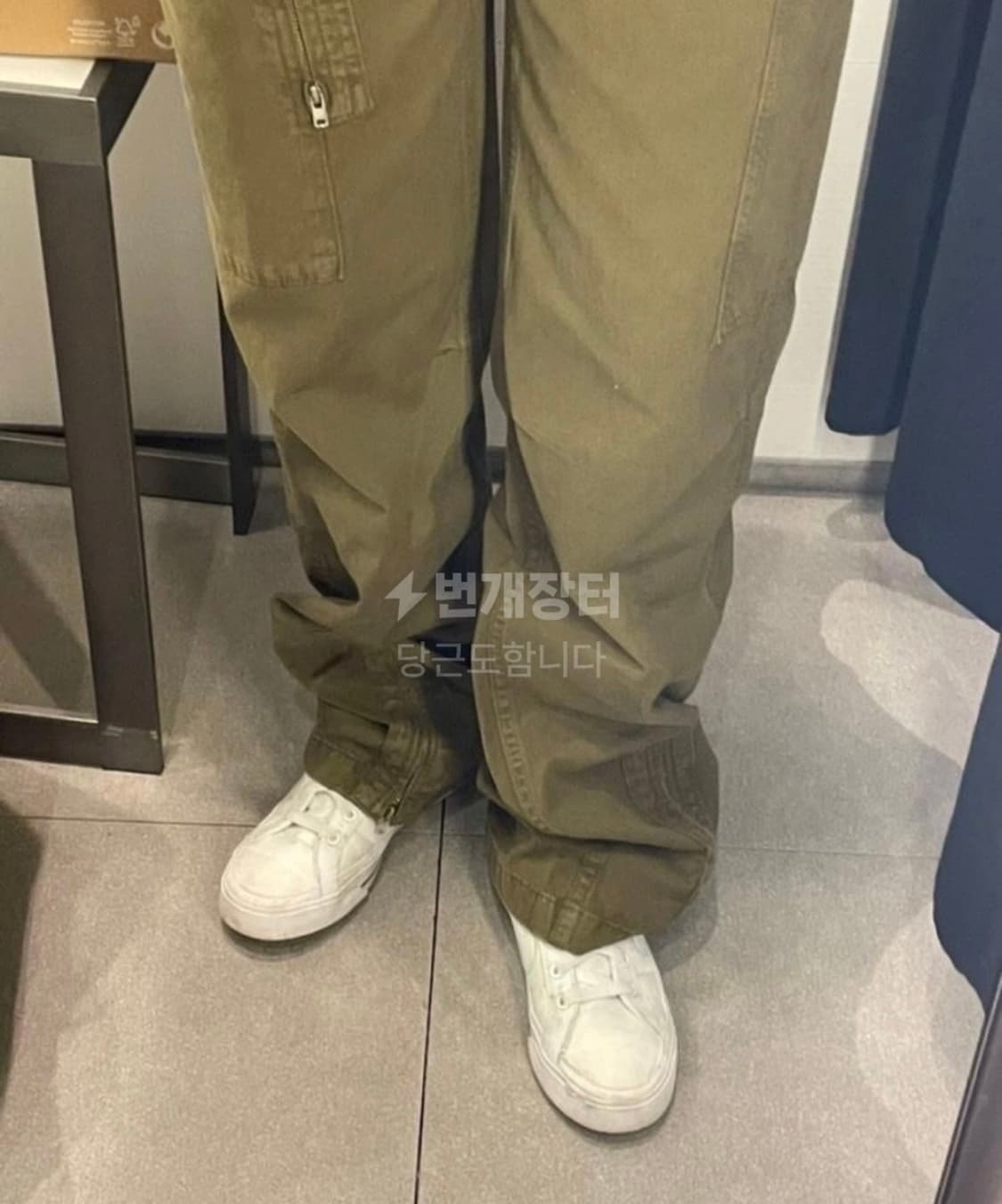 zara 자라 THE MACY 카고팬츠 S 카키색상 9632/257 상품이미지1