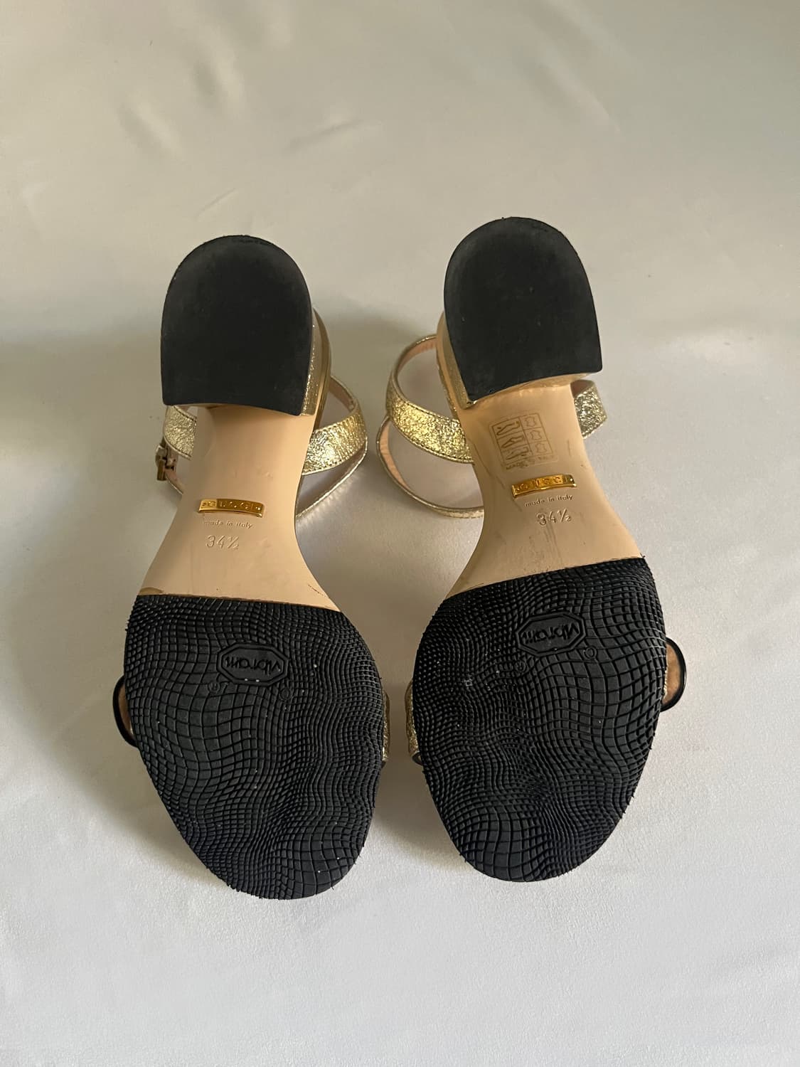 구찌 마몬트 골드 메탈릭 힐 샌들  상품이미지10