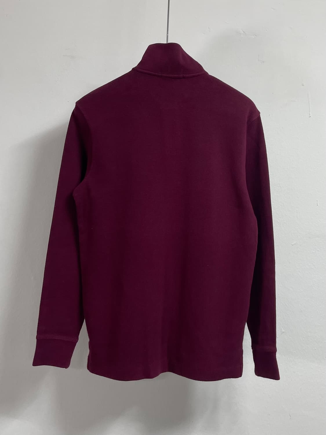 폴로 랄프로렌 버건디 반집업 맨투맨 (on.84) 상품이미지3