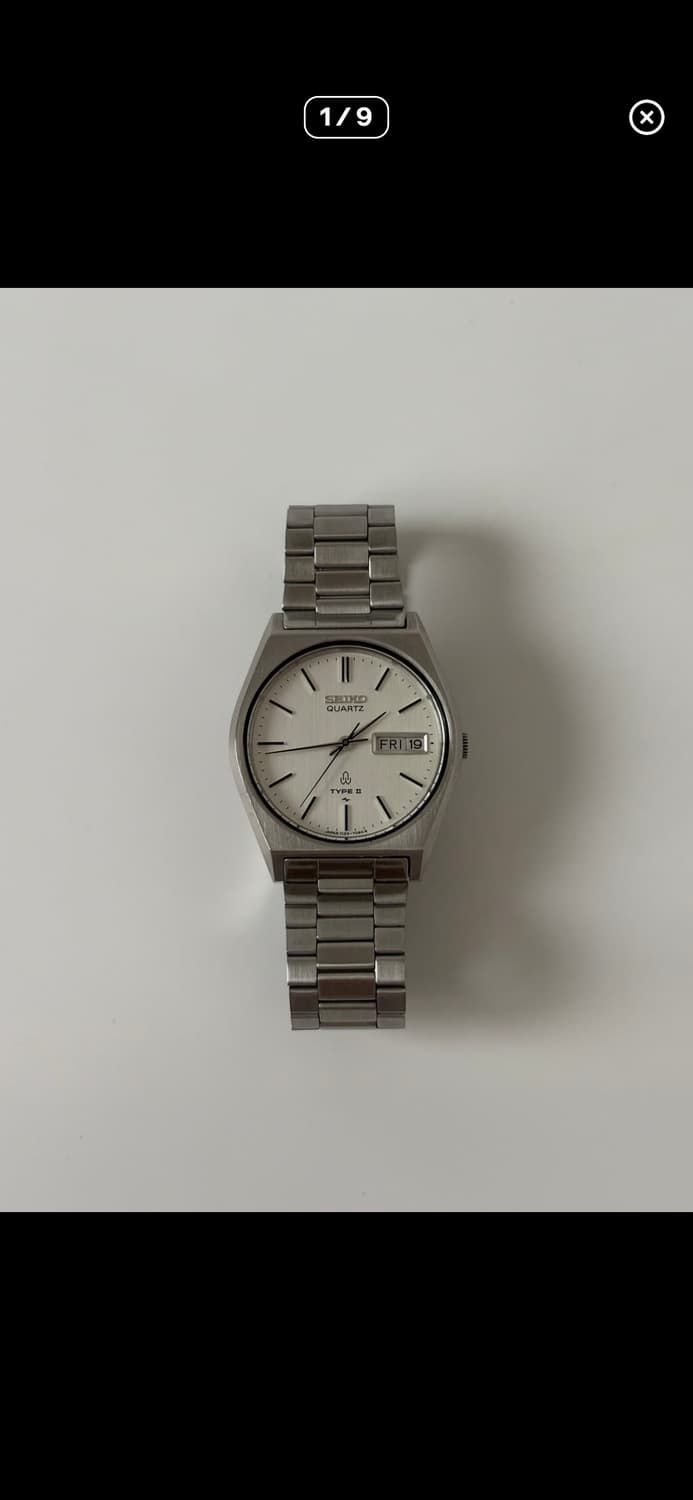 SEIKO TYPE2 Sliver Quartz 상품이미지1