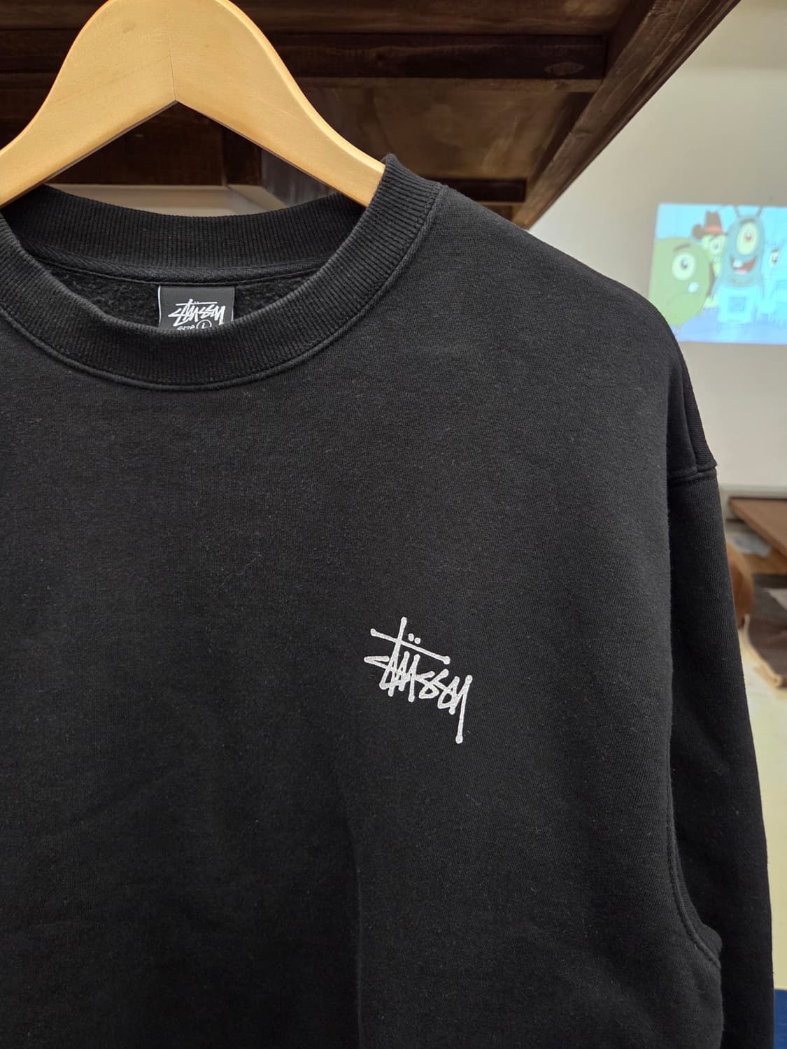 Stussy 스투시 스탁로고 맨투맨 상품이미지5