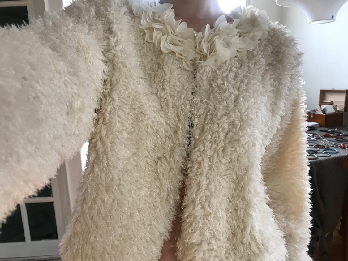  vintage flower fur cardigan 상품이미지8