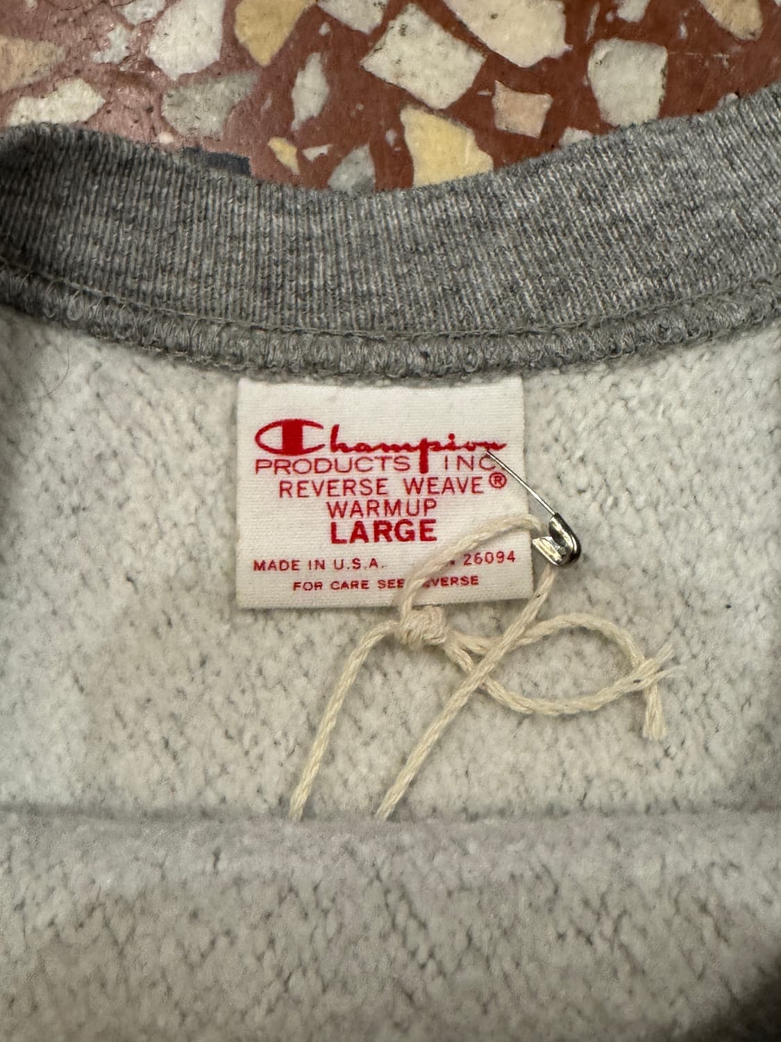 챔피온 USA 그레이 리버스위브 스웻 (L) 상품이미지4