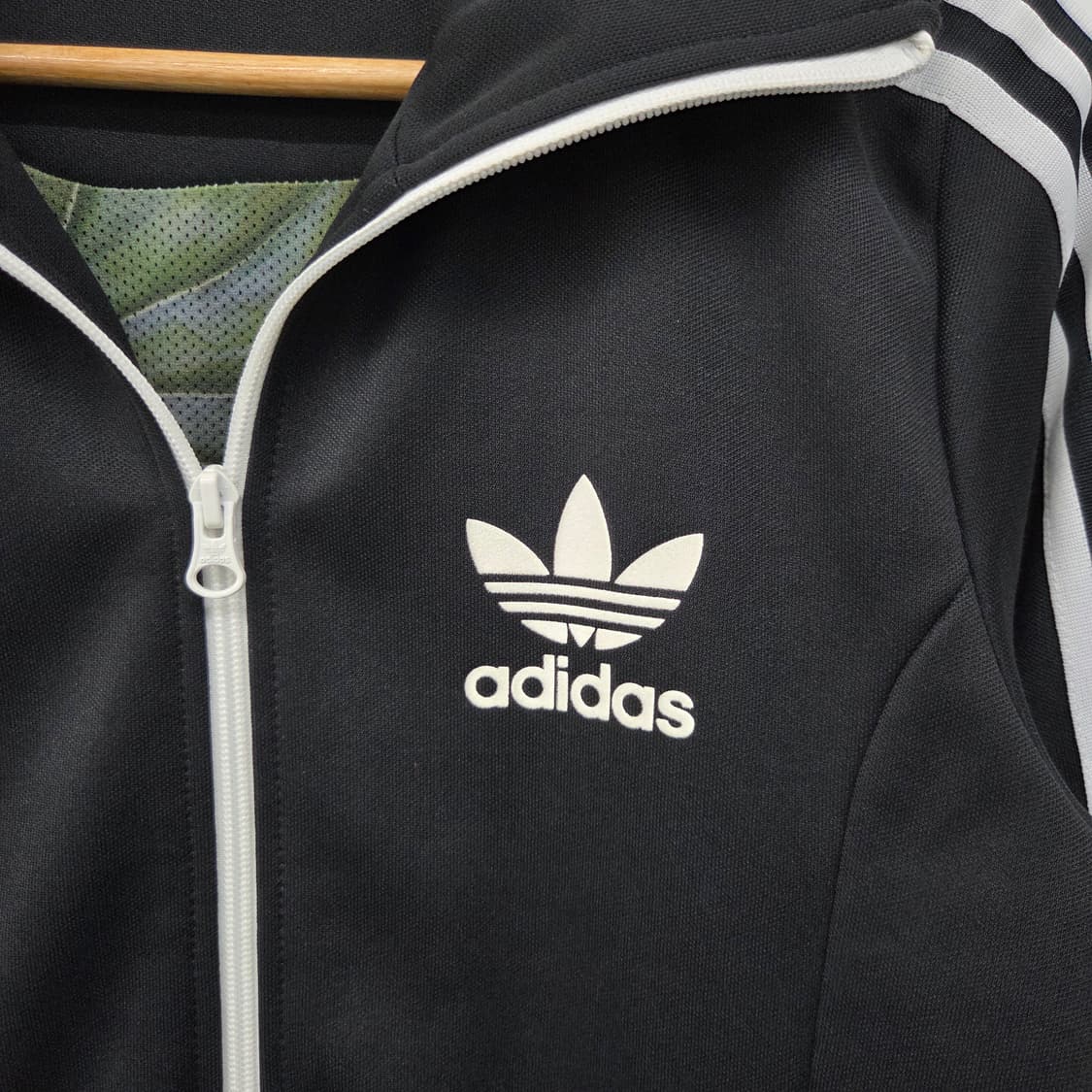 아디다스 져지 삼선 트랙 자켓 블랙 여s 상품이미지3
