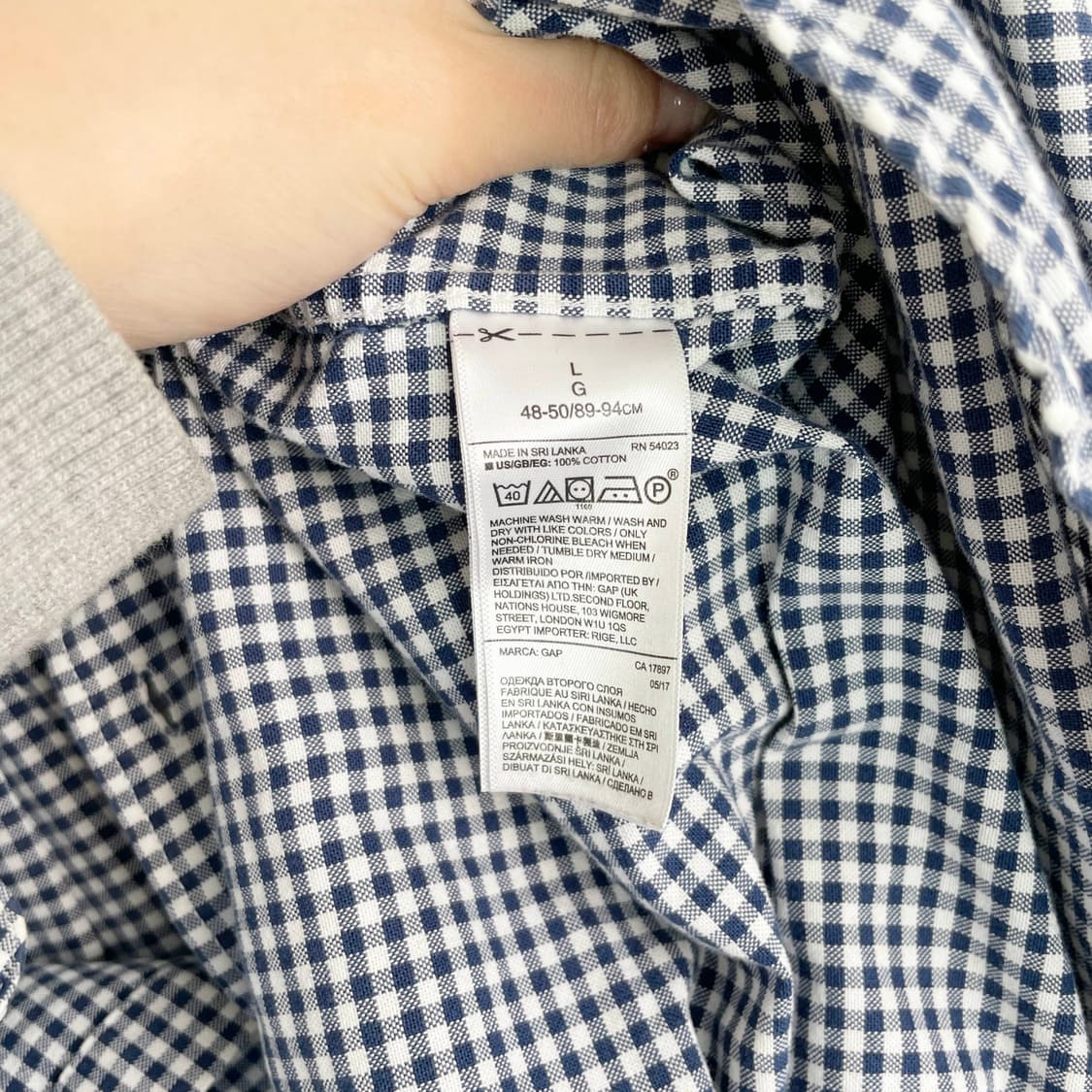 F1 갭 셔츠 XL사이즈 상품이미지5