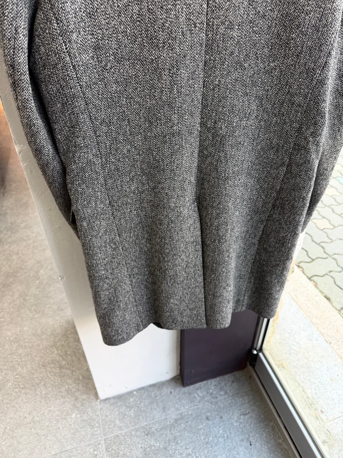 L/ 앤더슨벨 해링본 싱글 코트 상품이미지8