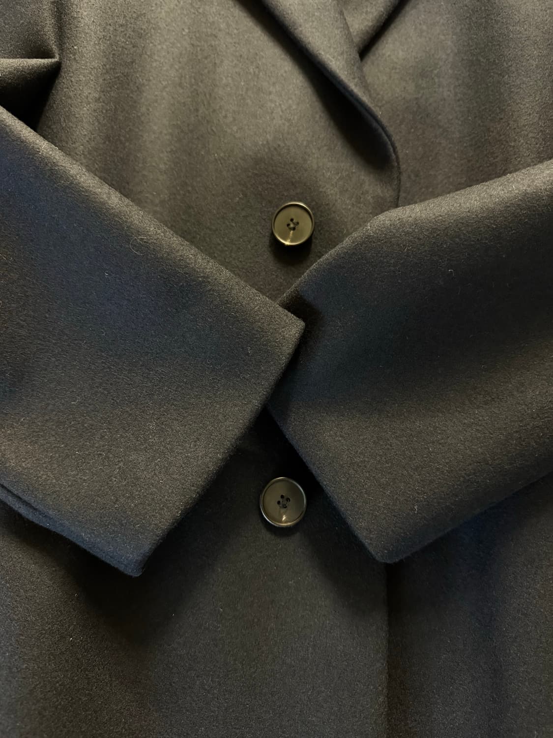 인사일런스 캐시미어 싱글 오버핏 코트 상품이미지6