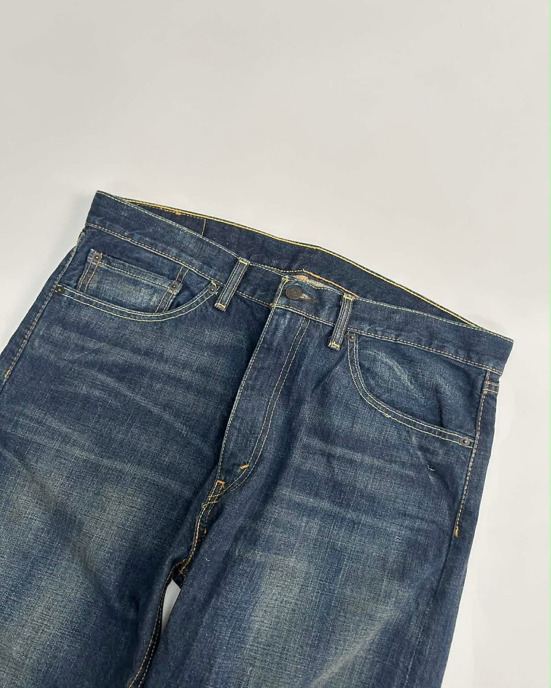 [36x32] 리바이스 505 중청 스트레이트 데님 팬츠 상품이미지3