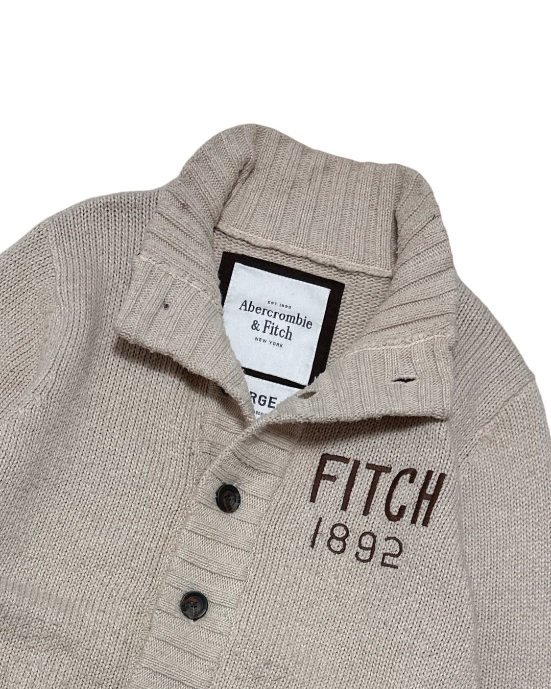 아베크롬비 인디언 베이지 니트 가디건 상품이미지4
