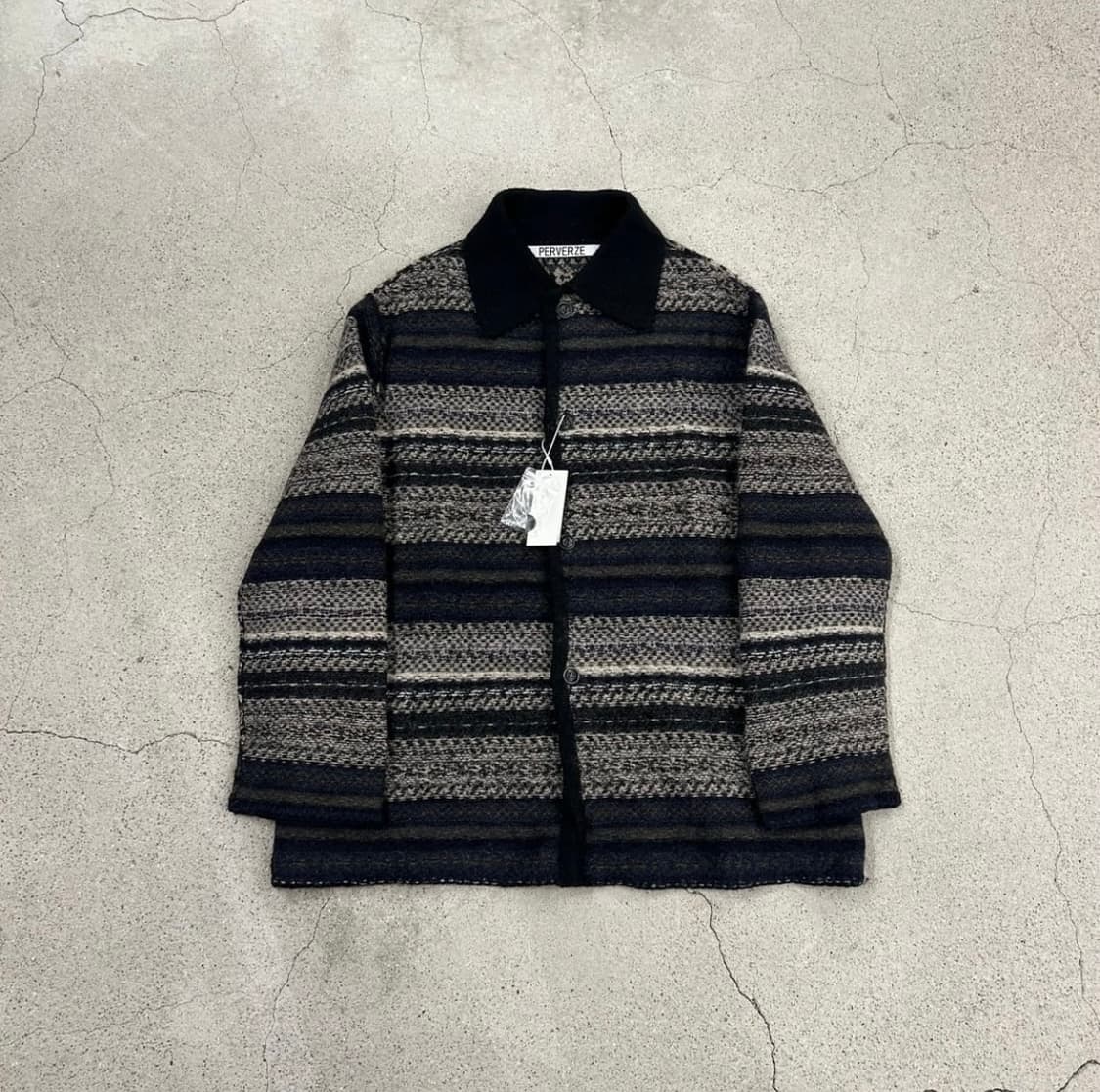 퍼버즈 블랭킷 보더코트 상품이미지1