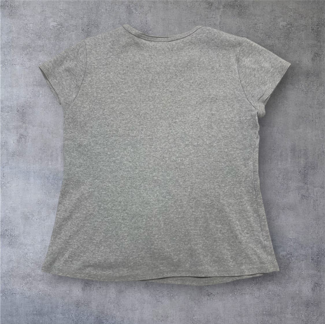 디케이엔와이 진스 Dkny Jeans 그레이 고딕 로고 슬림 반팔티 상품이미지4