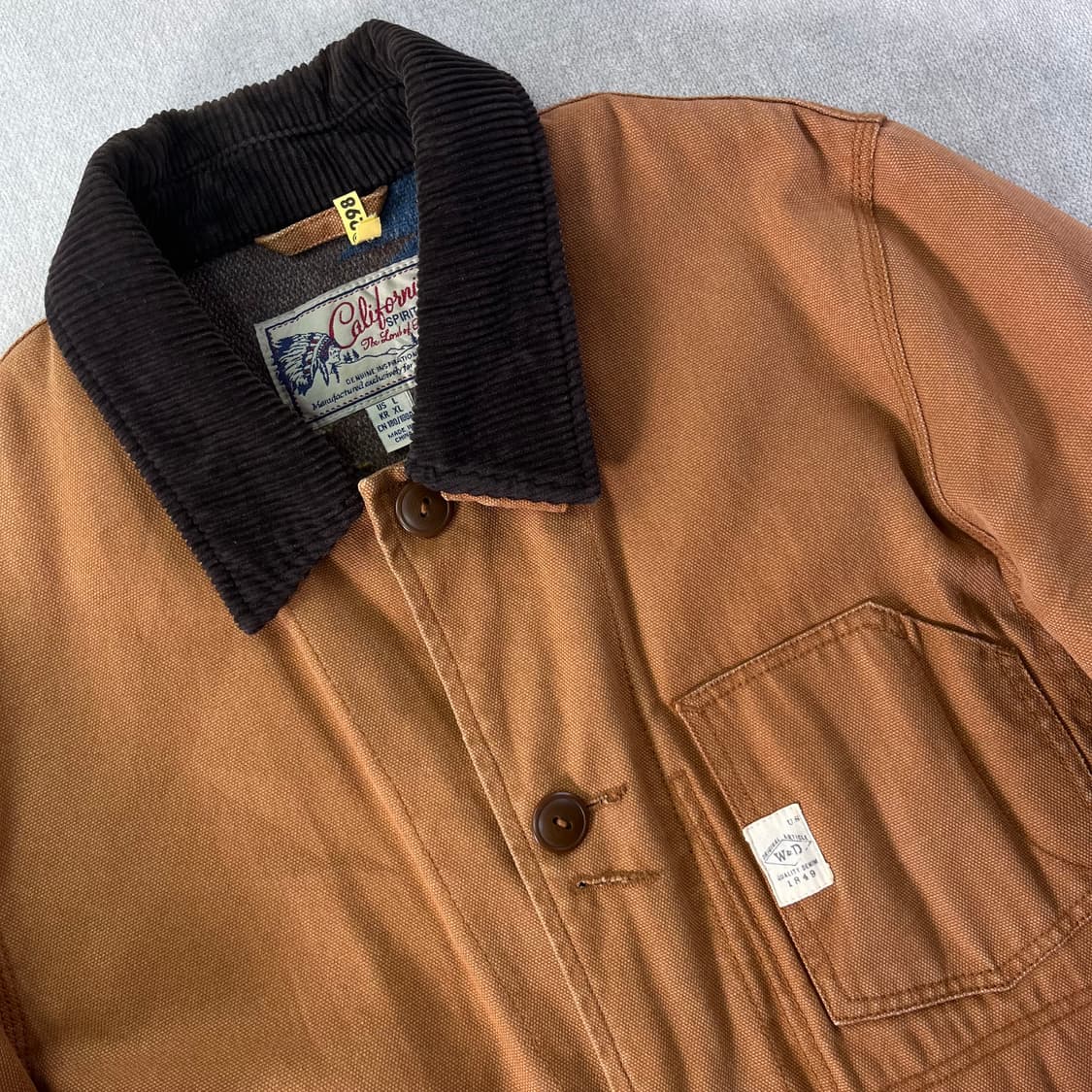 100 아메리칸 빈티지 디트로이트 코듀로이 워크자켓 상품이미지2