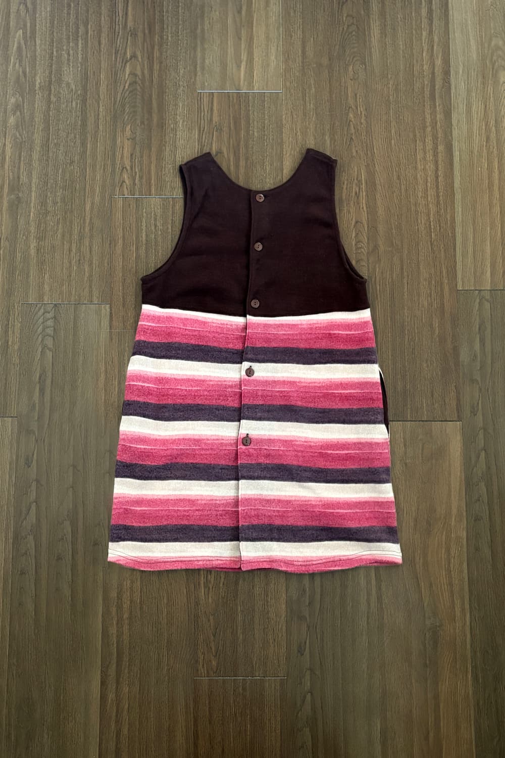 Casa Stripe Knit Sleeveless Dress 상품이미지4