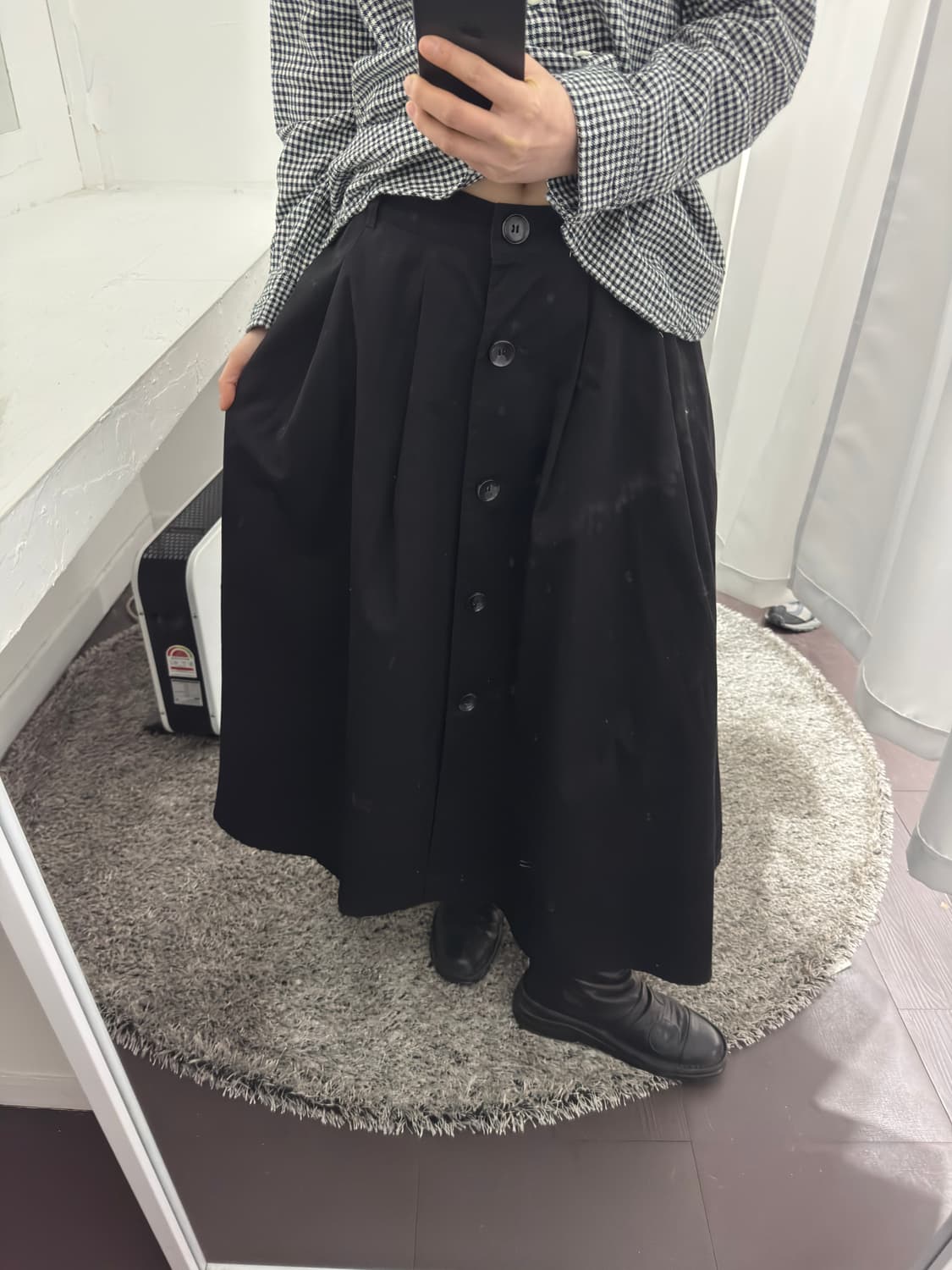 lowrys farm button long skirt 상품이미지5