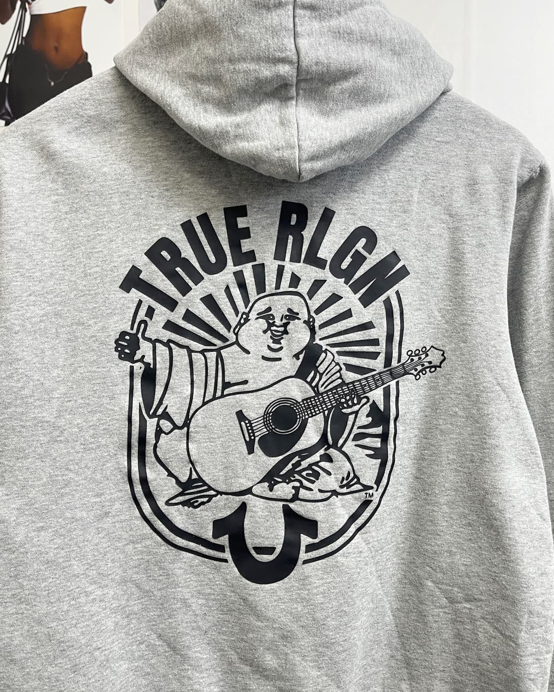 트루릴리젼 백로고 그레이 후드집업 상품이미지8