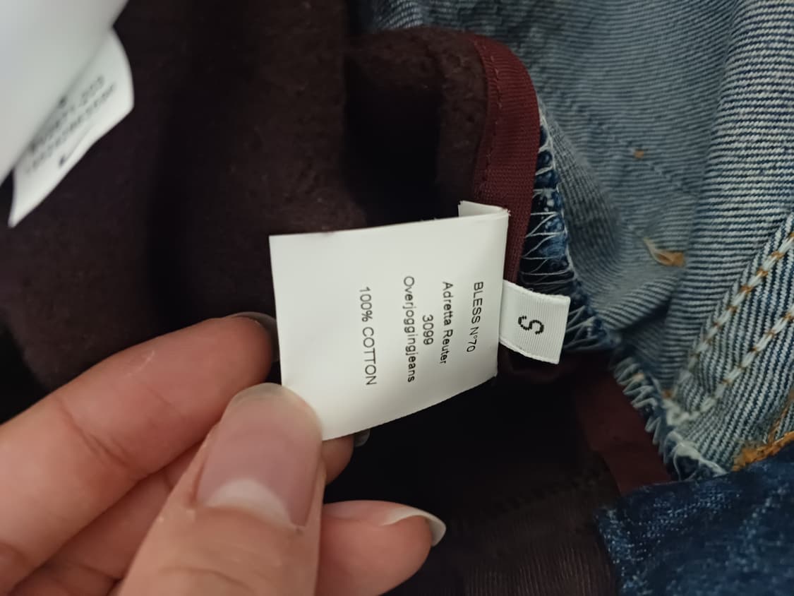 급처)[S] Bless 나이키 리바이스 오버조깅진  브라운/청 센스 단독 상품이미지4