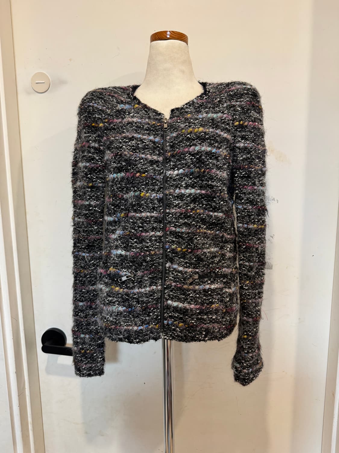 이자벨마랑 에뚜왈 부클 트위드 집업자켓 상품이미지2