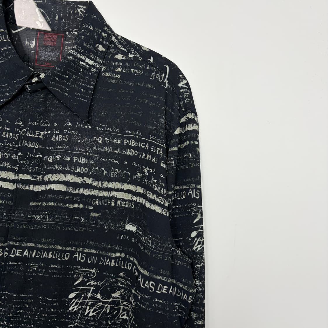 장폴고티에 레터링 패턴 셔츠 상품이미지5