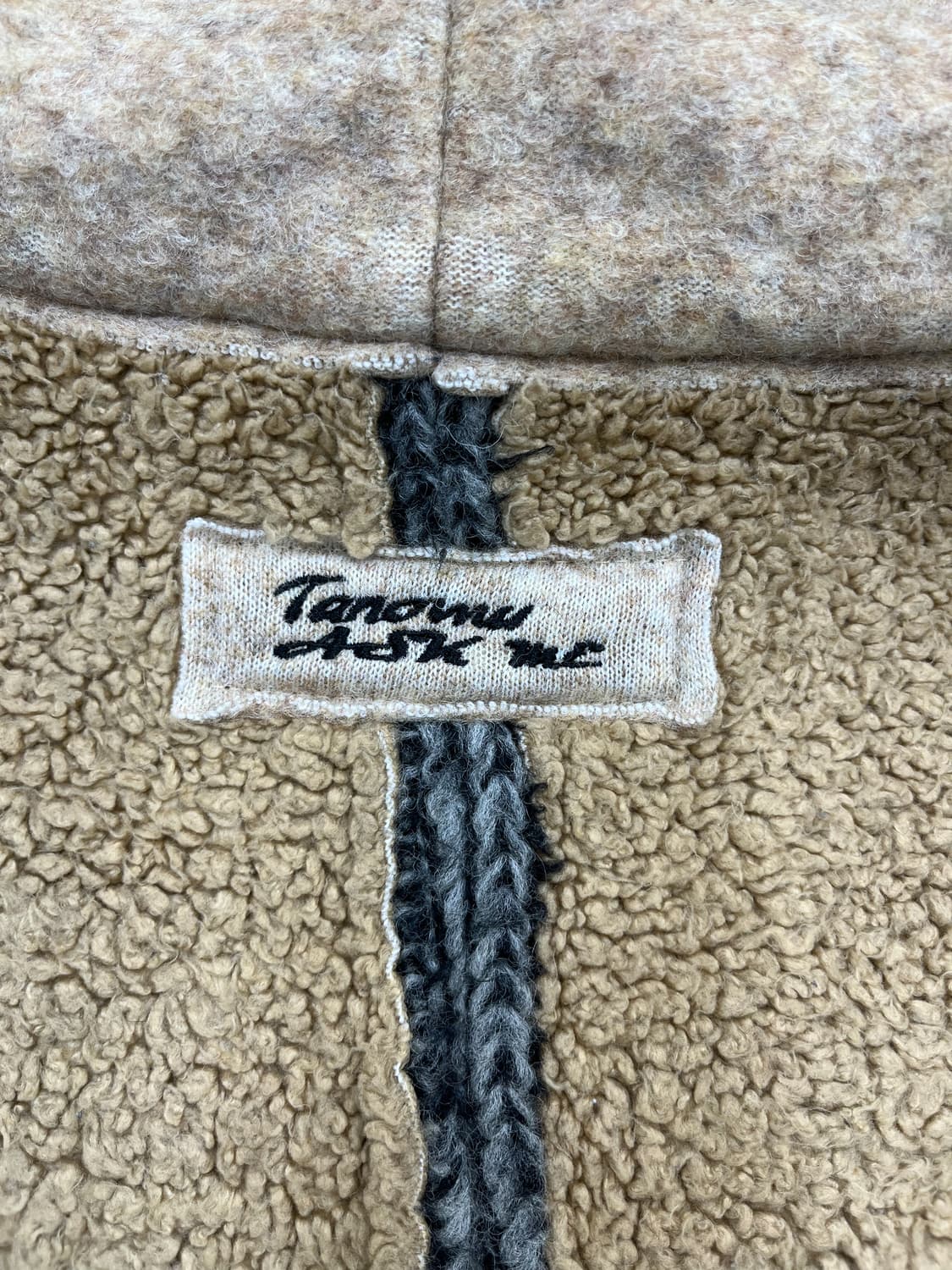 Tanomu Ask Me 셰르파 라인 울 자켓 상품이미지8