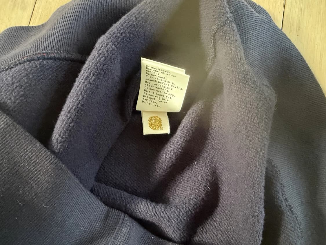 베이프 컬러 카모 후드 슬리브리스 샤크 레드 네이비 상품이미지5