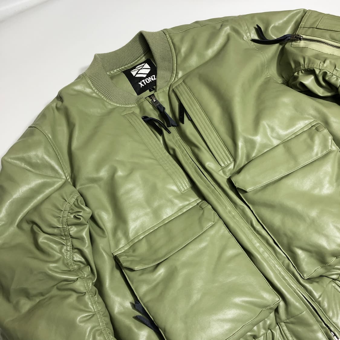 엑스톤즈 레더 ma1 항공점퍼 L 상품이미지3