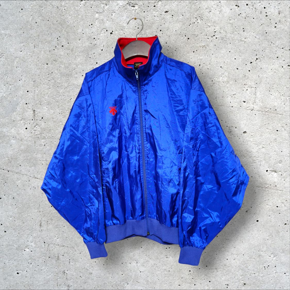 90's 데상트 일본판 아노락 블루종 바람막이 (100/L) 상품이미지6