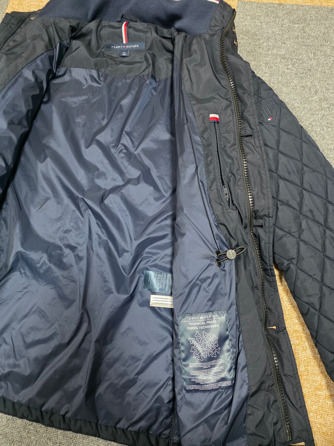 타미힐피거 남성 퀼팅 자켓 네이비 (95) 상품이미지7