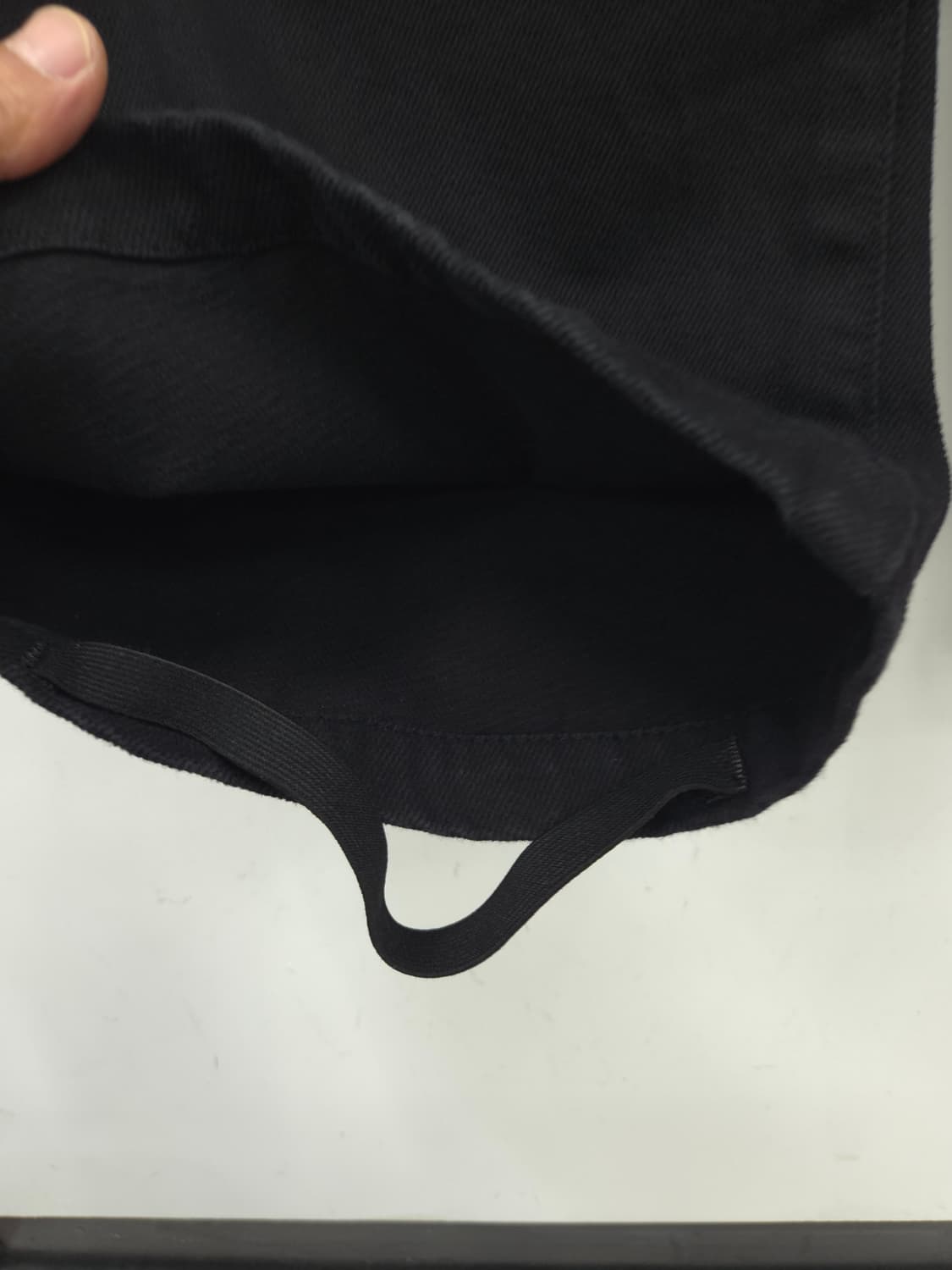 XL 스키즘인듀싱 레터링 패치 블랙진 상품이미지7