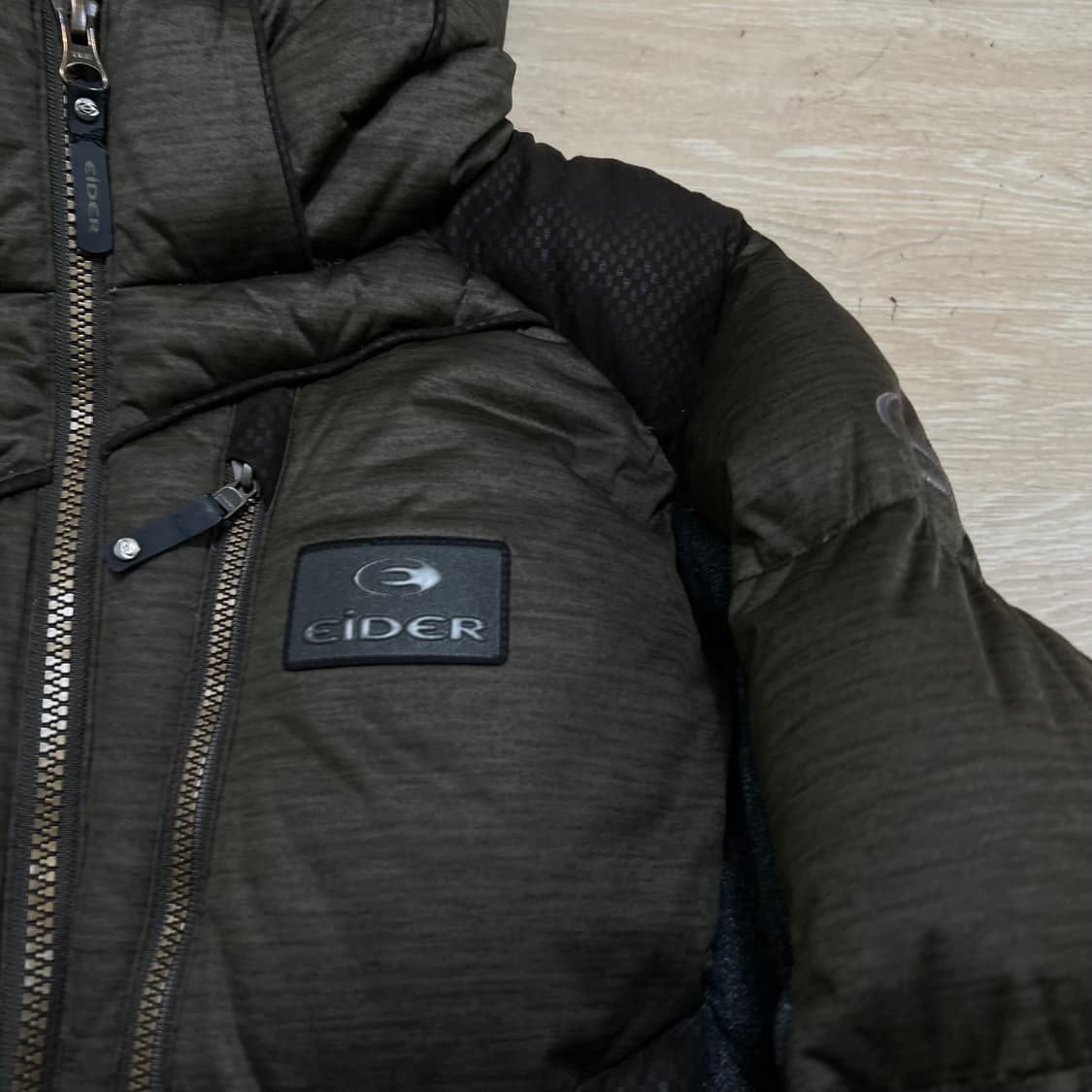 아이더 구스다운 700 페리스 후드 패딩 점퍼 [브라운] M/95 상품이미지4