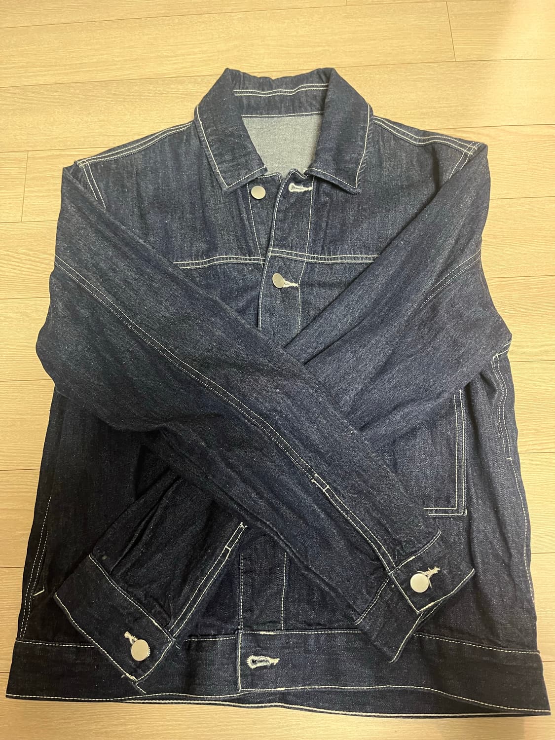 남자 크롭 데님자켓 상품이미지1