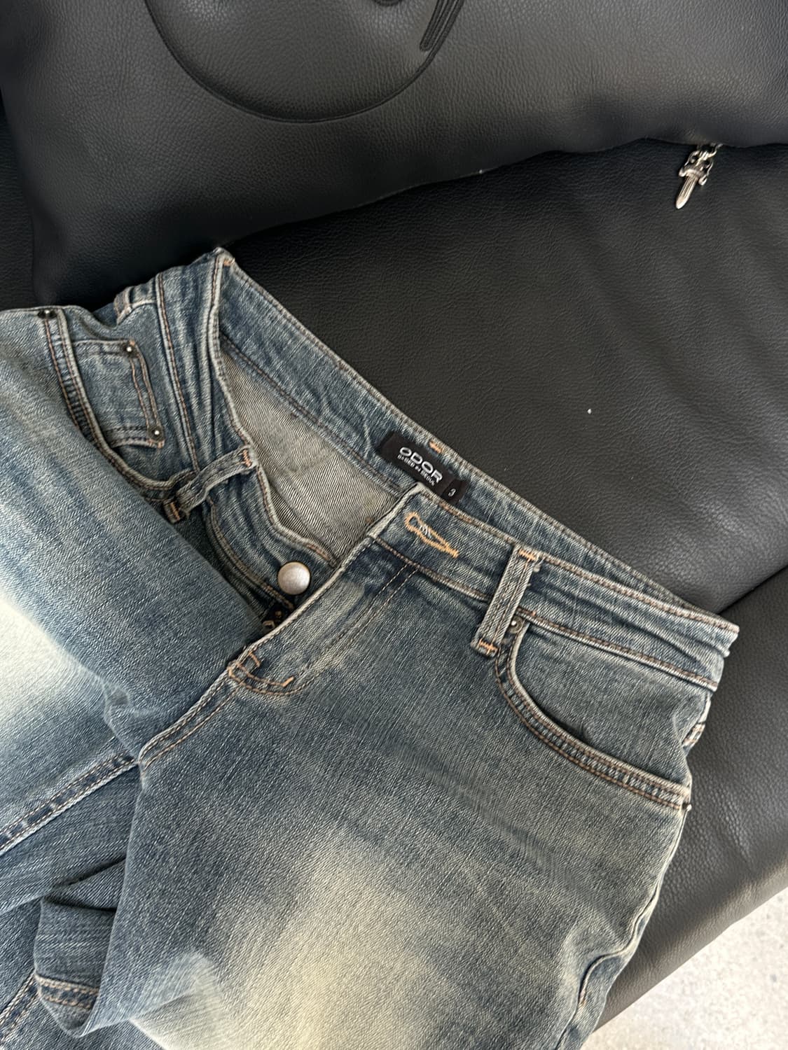 Odor vintage raw jean 상품이미지2