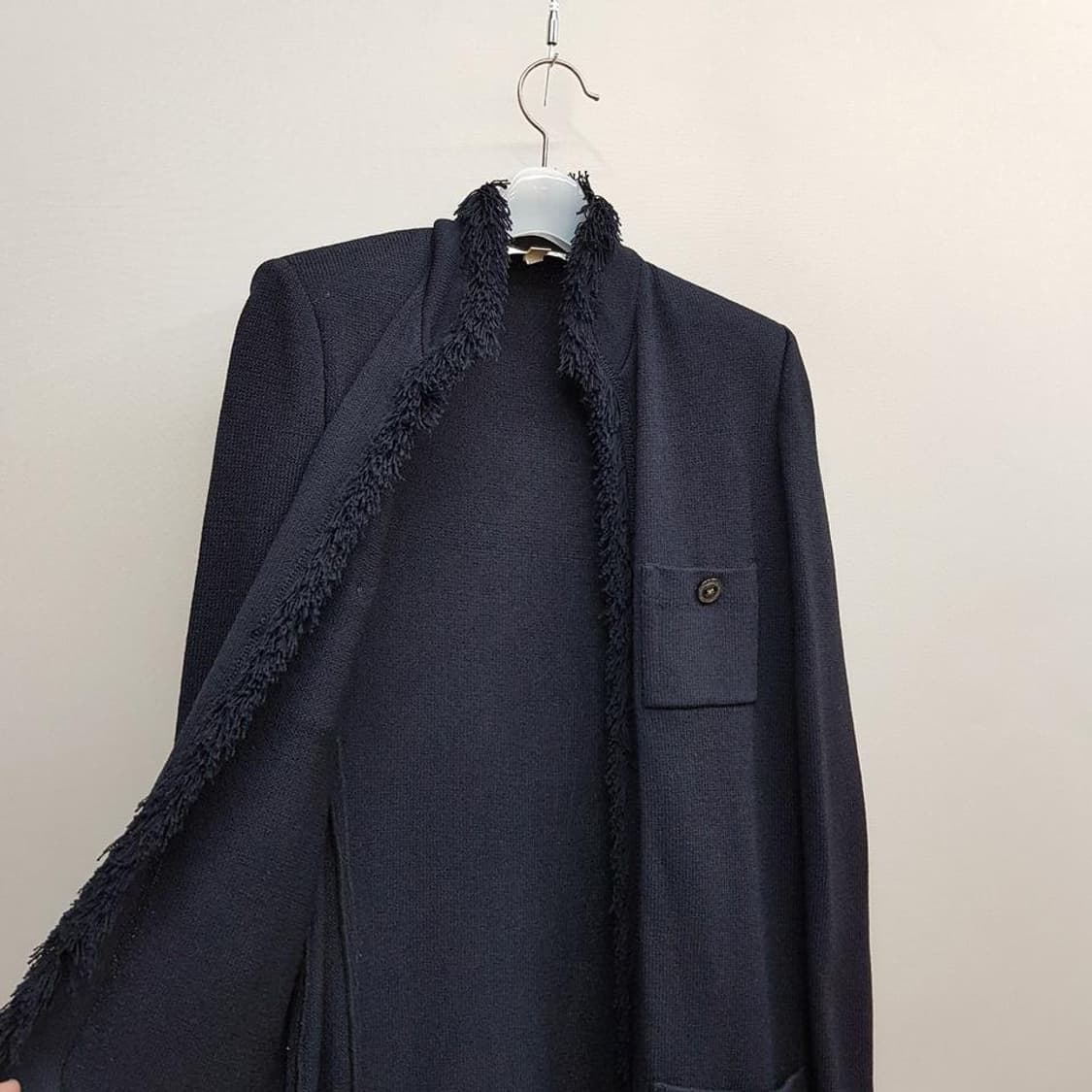 STJOHN 센죤 프린지 트리밍 롱 니트 코트 4사이즈 상품이미지5