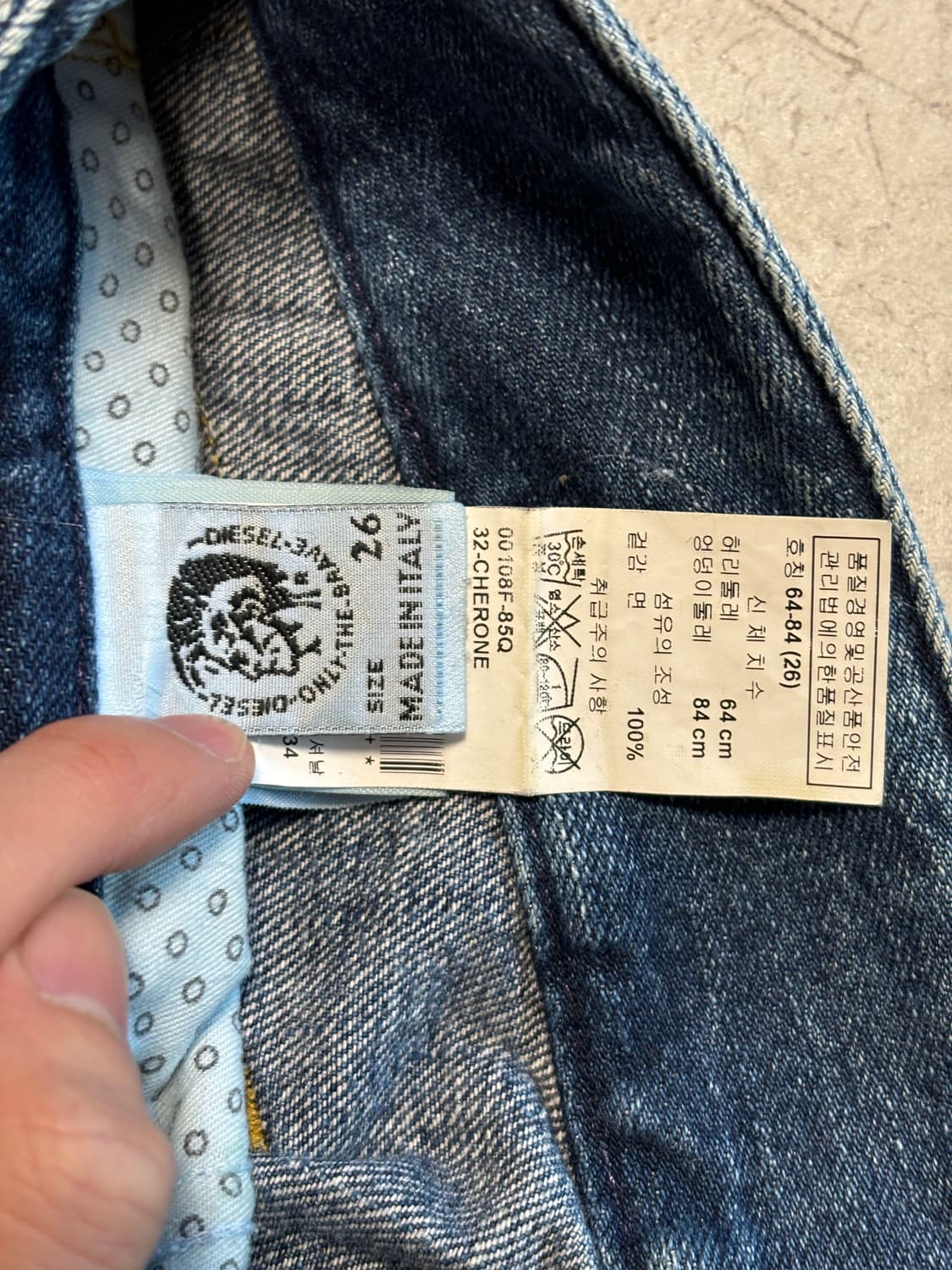 디젤 플레어 데님팬츠 상품이미지8