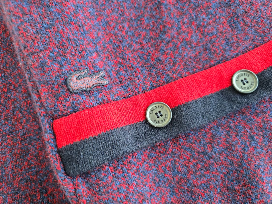 라코스테 니트 터틀넥 원피스 와인 PL 상품이미지4