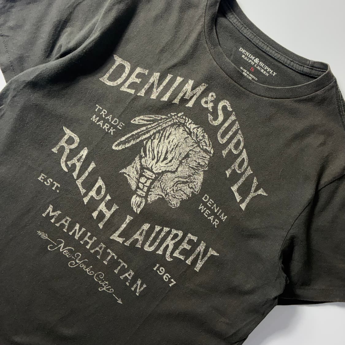 Polo  데님앤서플라이 빈티지 인디언 프린트 반팔 티셔츠 상품이미지3