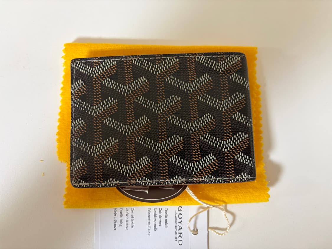 고야드 인서트 빅투아르 카드 홀더 블랙 탄 상품이미지6