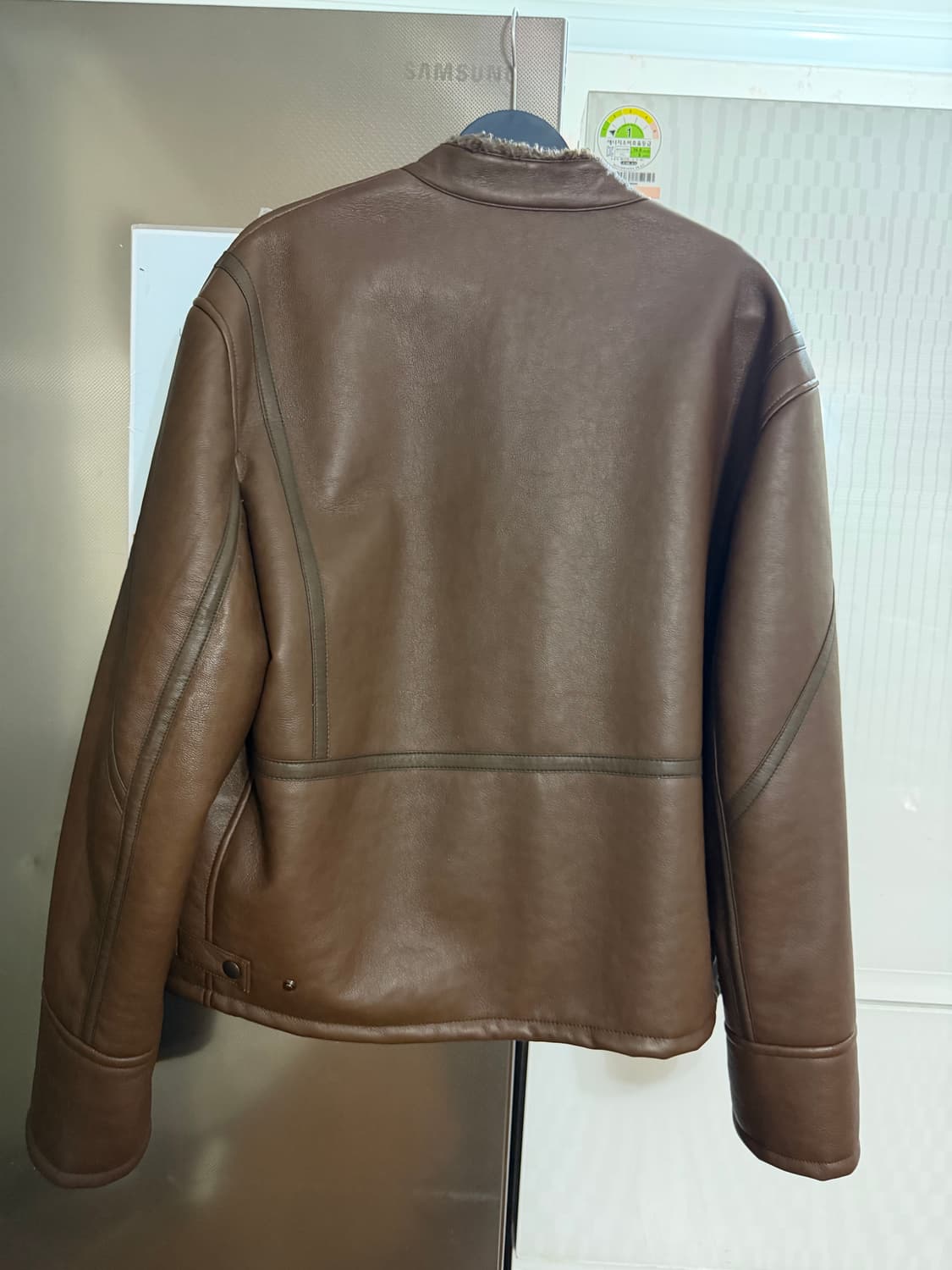 알렌느 무스탕 샘플 2사이즈 상품이미지6