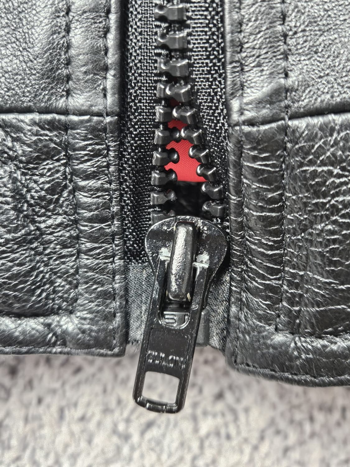 프로플레이어 NHL 뉴저지 데블스 레더 봄버 자켓 ( L )/ 10187 상품이미지10