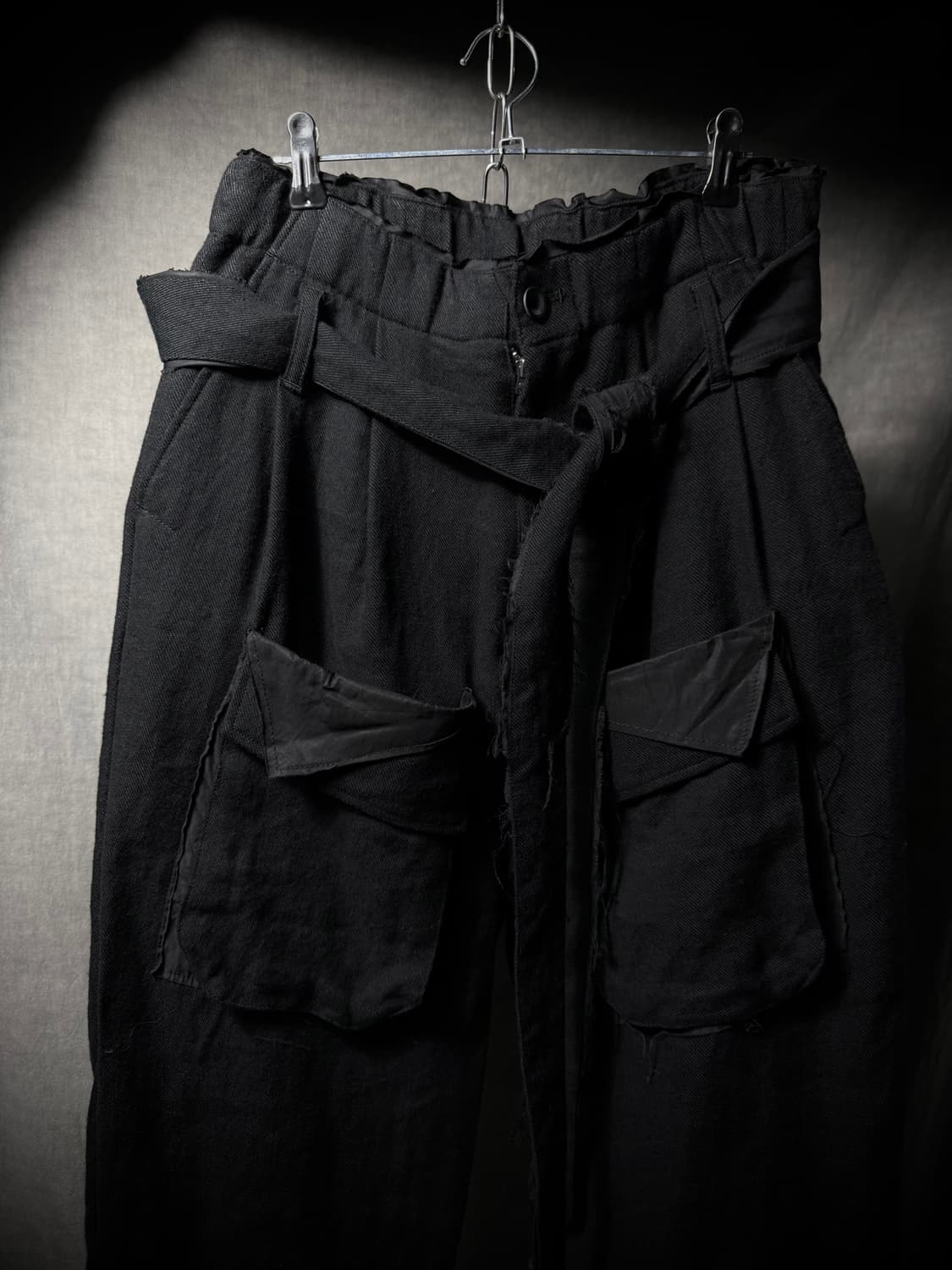 Leh Linen Wool Belted Wide Pants 상품이미지4