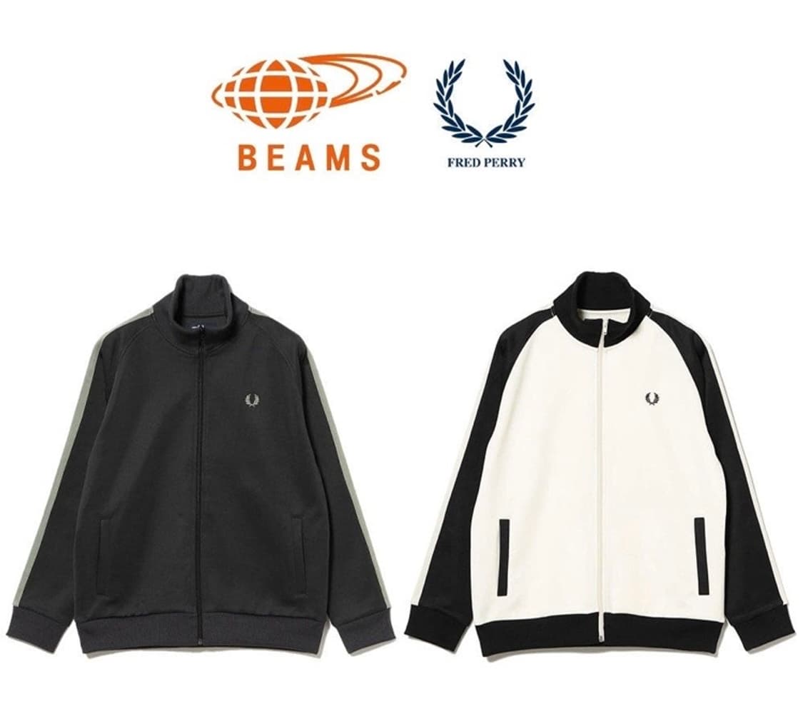 Beams 빔즈x프레드페리 트랙자켓 L사이즈 상품이미지1