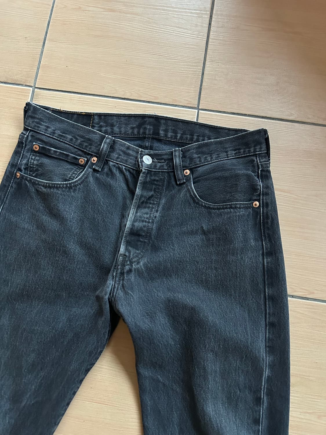 리바이스501 블랙진 32in 상품이미지2