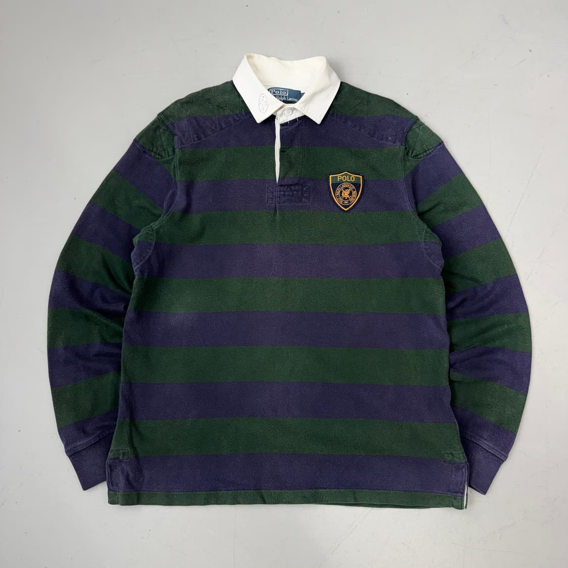폴로 PK 럭비 올드스쿨 스트라이프 카라 긴팔 티셔츠 상품이미지2