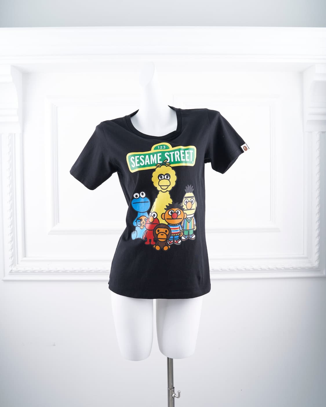 Bape x Sesame Street 프린팅 반팔 티셔츠 상품이미지1