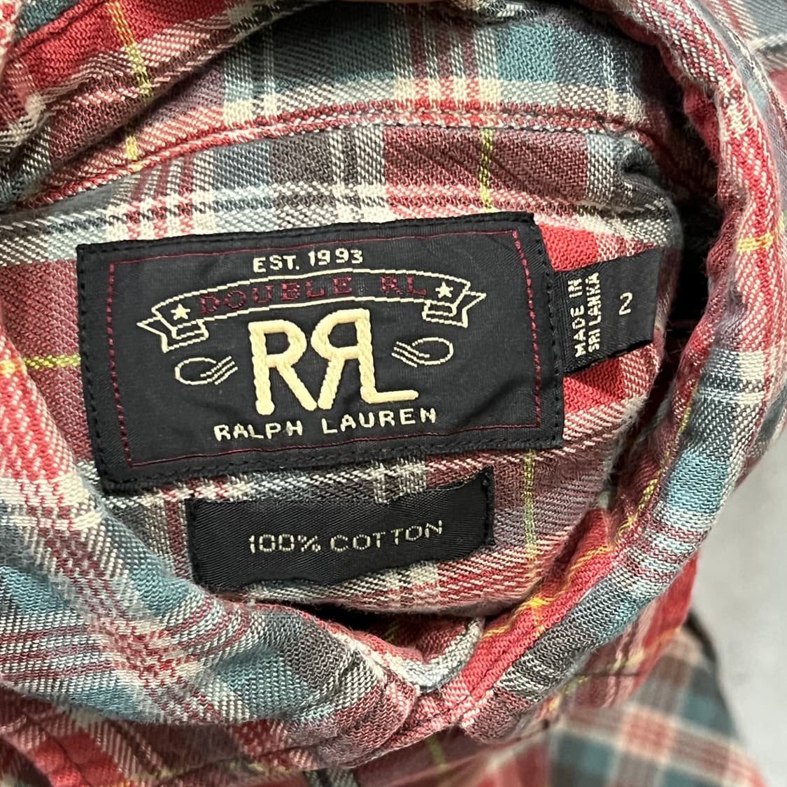  더블알엘 체크 셔츠 y15675 상품이미지6