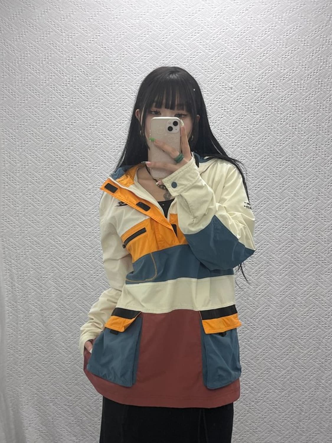 나이키 하이프 하이크 올드스쿨 레트로 반집업 바람막이 XL C09175 상품이미지1