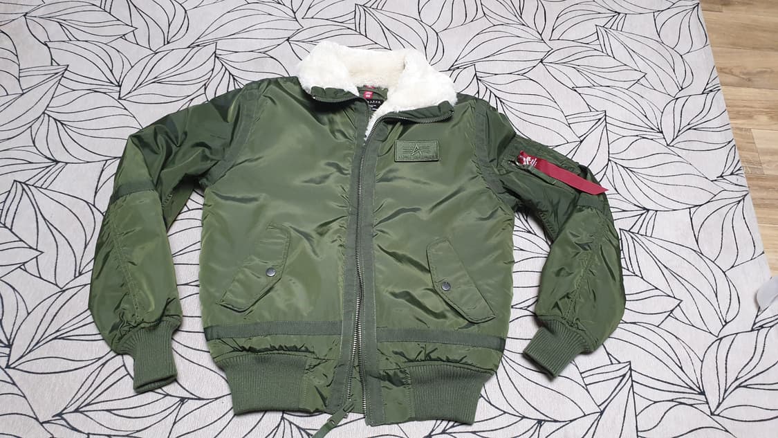 국내 정발 ALPHA INDUSTRIES B-15 항공 점퍼 남여공용 S 상품이미지1