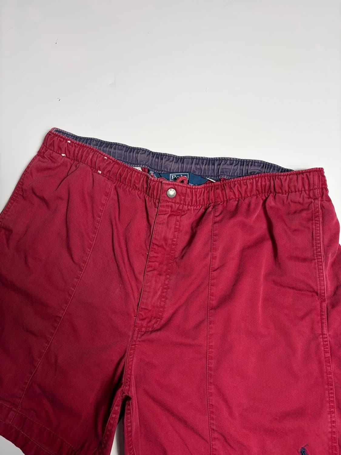 폴로 랄프로렌 90's 허리 밴딩 코튼 반바지 R1157 상품이미지2