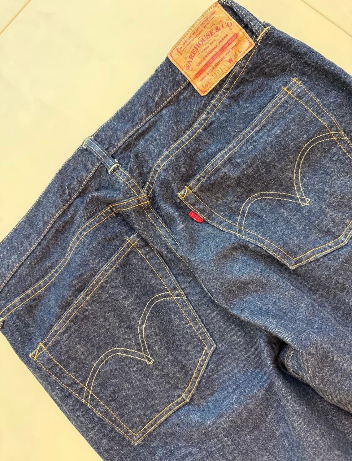 웨어하우스 1101 셀비지 데님 팬츠 상품이미지5