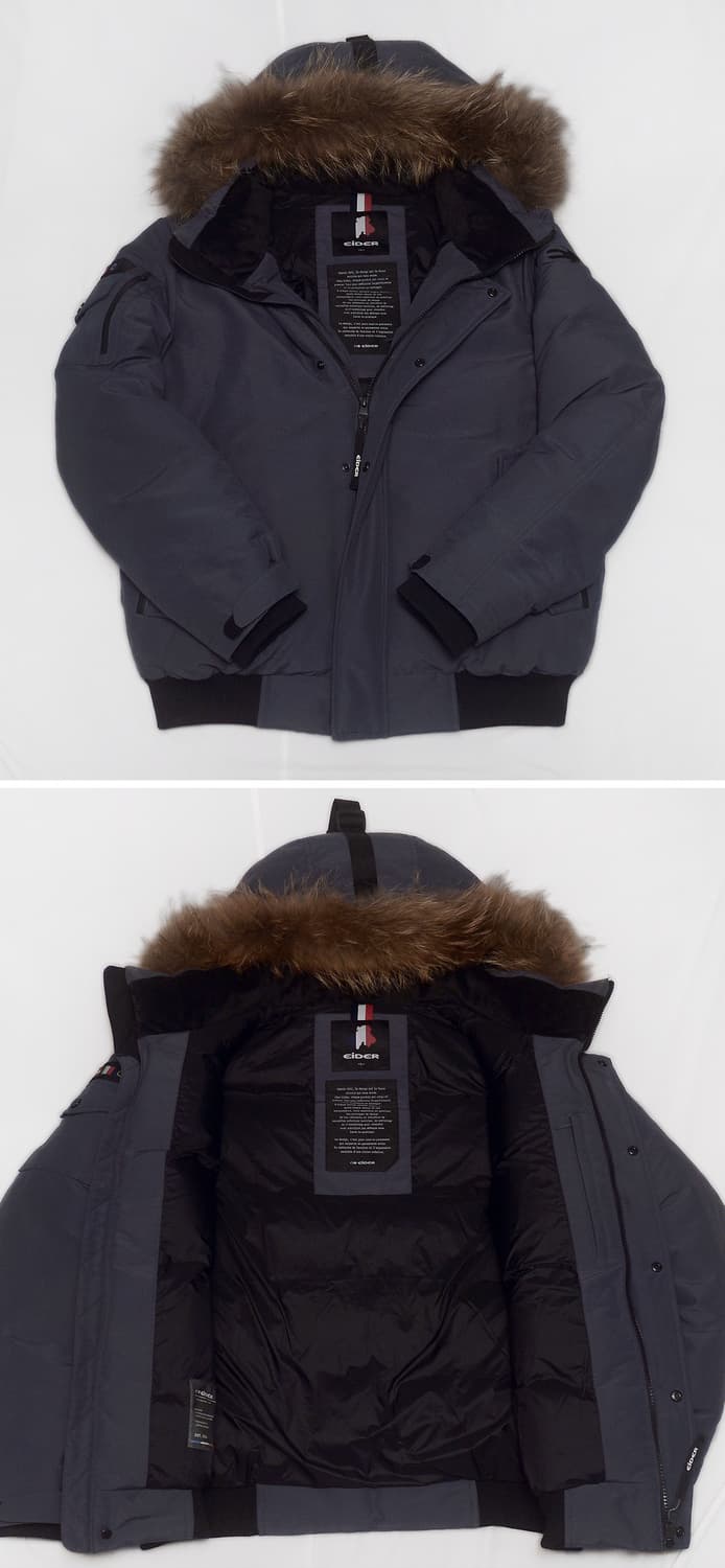 신품급) 아이더 스투키 헤비 구스다운 봄버 숏패딩 자켓 (L/100+) 상품이미지2